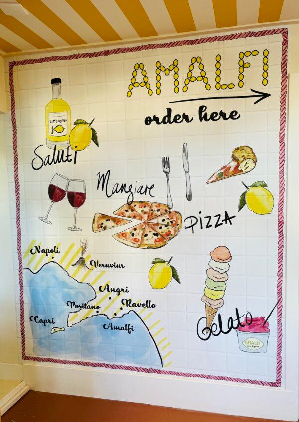Tegeltableau Amalfi Laren
